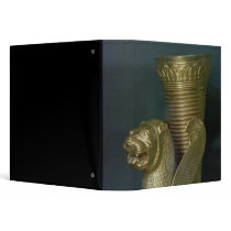 Rhyton in the shape of a seated lion-monster binder
