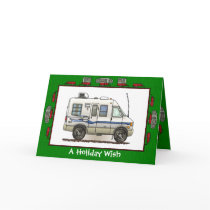 Rialta Winnebago Camper RV Holiday Wish Card