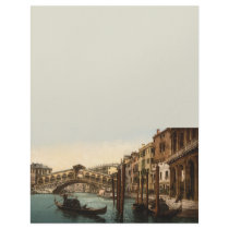 Rialto Bridge I, Venice, Italy 8.5x11 Stationery Personalized Letterhead