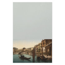 Rialto Bridge I, Venice, Italy Customized Stationery