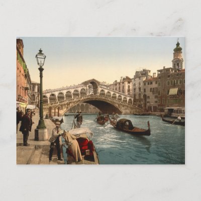 Rialto Bridge II, Venice, Italy Post Cards