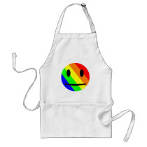 Rianbow Smiley Apron