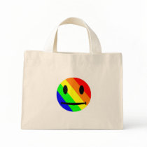 Rianbow Smiley Floral Bag by MidnightAkita Rianbow Smiley Floral Bag