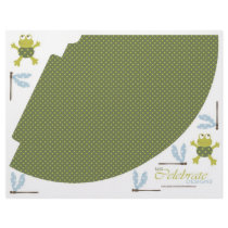 Ribbit Birthday Hat Template Custom Flyer