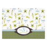 Ribbit Birthday Invitation Card
