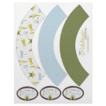 Ribbit Cupcake Liners Flyer