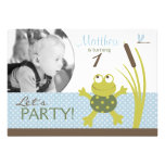 Ribbit Photo Invitation Card 3