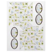 Ribbit Pinwheel Flyers