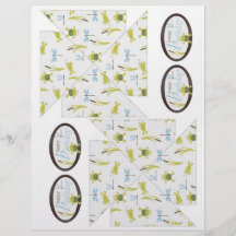 Ribbit Pinwheel Flyers