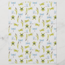 Ribbit Scrapbook Paper Dual-sided Custom Flyer