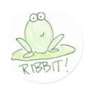 RIBBIT! stickers