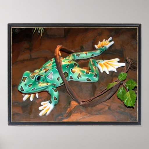 Ribbit The Frog Poster