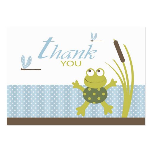 Ribbit TY Favor Tag B2 Business Card