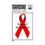 ribbon aids, Support Awareness postage postage