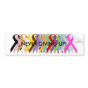 Ribbon Awareness bumper sticker bumper stickers