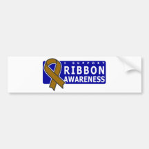 Ribbon Awareness Bumper Sticker