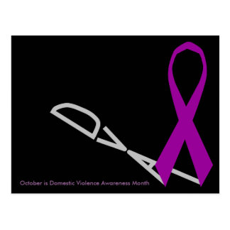 26+ Domestic Violence Ribbon Postcards | Zazzle