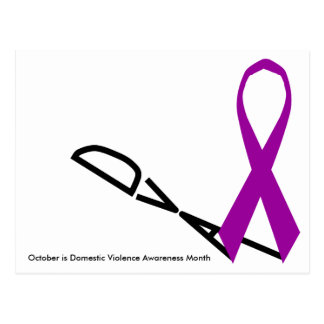 26+ Domestic Violence Ribbon Postcards | Zazzle