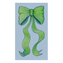 Ribbon Bookmark Profile Card business cards