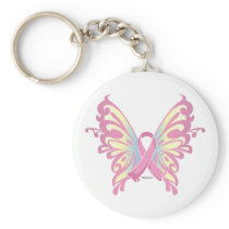 Ribbon Butterfly Keychain