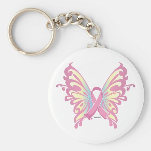 Ribbon Butterfly Keychain