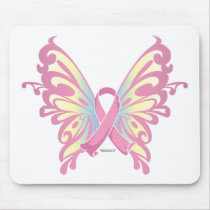 Ribbon Butterfly mousepads