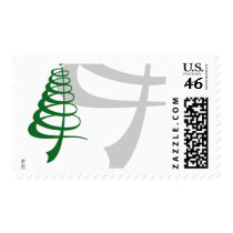 Ribbon Christmas Tree Stamp by dekana Ribbon Christmas Tree Stamp