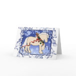 Ribbon Cream Christmas Card