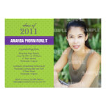 Ribbon Cross Graduation Invitation
