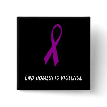 Ribbon, End Domestic Violence buttons by courtjester Ribbon, End Domestic Violence buttons