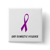 Ribbon, End Domestic Violence buttons by courtjester Ribbon, End Domestic Violence buttons