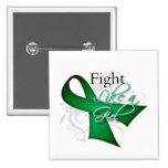 Ribbon - Fight Like a Girl - Liver Disease buttons