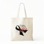 Ribbon - Fight Like a Girl - Skin Cancer bags