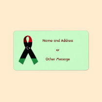 Ribbon For Libya Name Address Message Labels