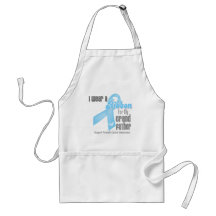 Ribbon For My Grandfather - Prostate Cancer Apron
