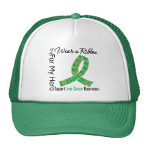 Ribbon For My Hero - Liver Cancer Mesh Hat