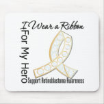 Ribbon For My Hero - Retinoblastoma Mousepads