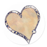 Ribbon Heart Sticker