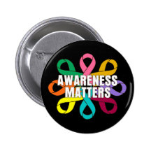 Ribbon of Cancer Awareness - Awareness Matters Pin