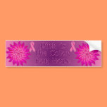 Ribbon Rose Bumper Sticker bumper stickers