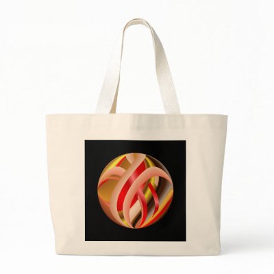 Ribbon Sphere Bag by dndartstudio