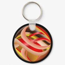 Ribbon Sphere keychains