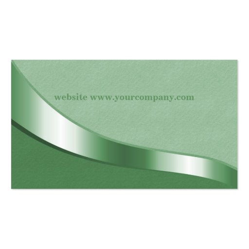 Ribbon Swirl Business Card (back side)