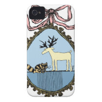 Ribboned Portrait iPhone case Iphone 4 Cases