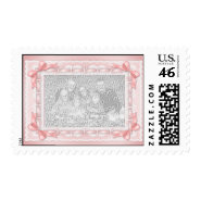 Ribbons and Lace Stamp - Pink stamp