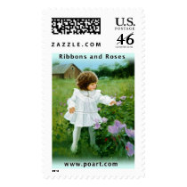 Ribbons And  Roses postage