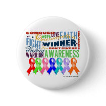 Ribbons For a Cause Pinback Button