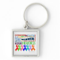 Ribbons For a Cause Key Chain