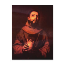 Ribera, Jos? de Hl. Franz von Assisi 1643 Techniqu postcards