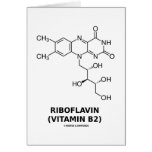 Riboflavin (Vitamin B2) Chemical Molecule cards